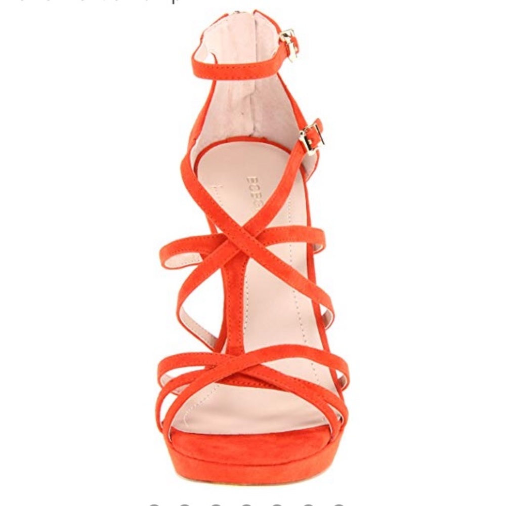 BCBG Montie Sandal in shade tangerine - Picture 3 of 5